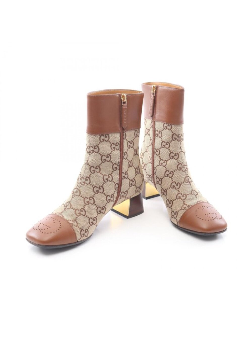 Gucci Boots GG Canvas Ankle - Picture 3 of 10